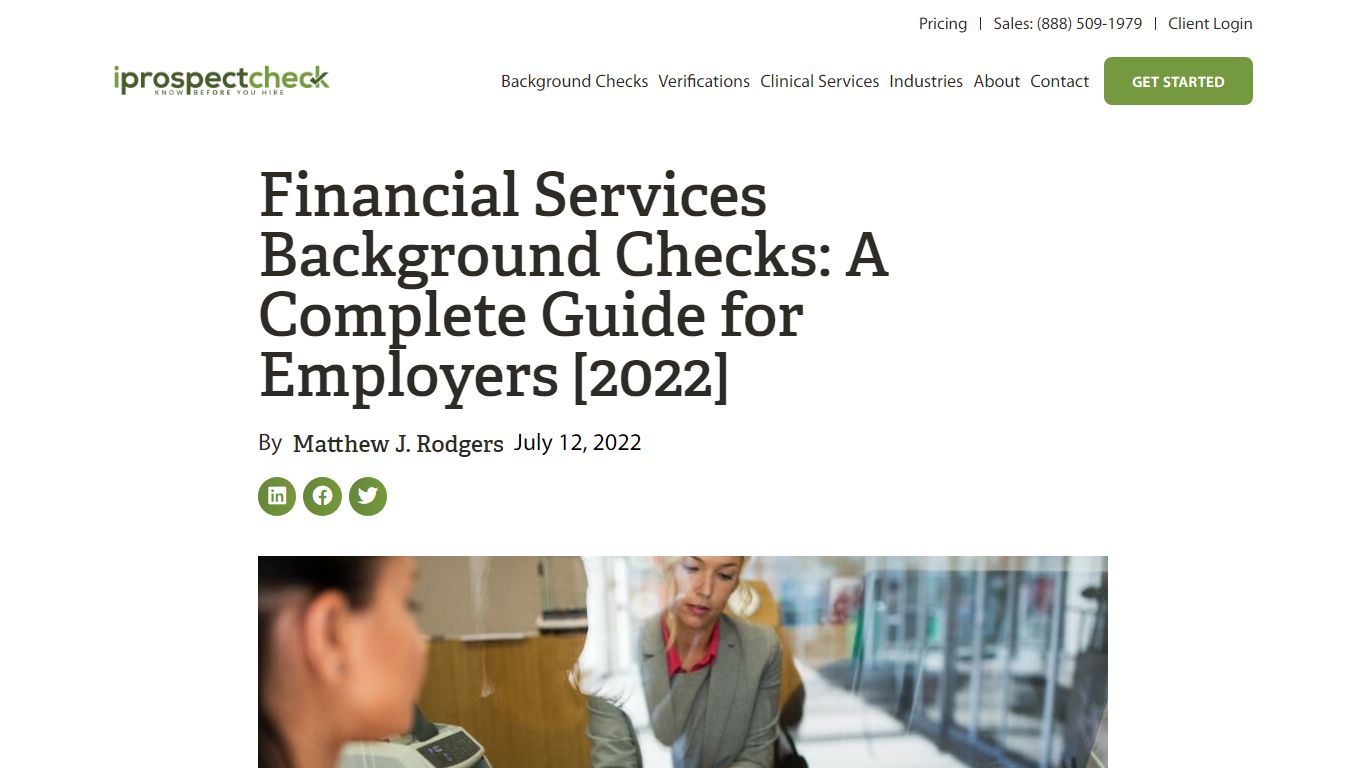 Financial Services Background Checks: A Complete Guide ... - iprospectcheck